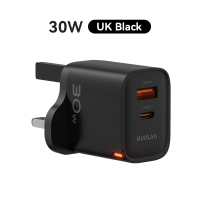 Kuulaa 30W USB GaN Charger USB C Charger Fast Wall Charger Block Fast Charging Quick Phone Charger for i17 Pro Max Samsung USB-C Power Adapter for iPhone 16/15/14/13 Galaxy S24 Ultra/S23