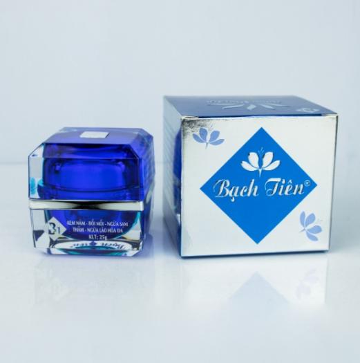 Kem Bạch Tiên B1 nám, đồi mồi, ngừa sạm thâm, ngừa lão hóa Phiến hồng hoa - Saffron 25g