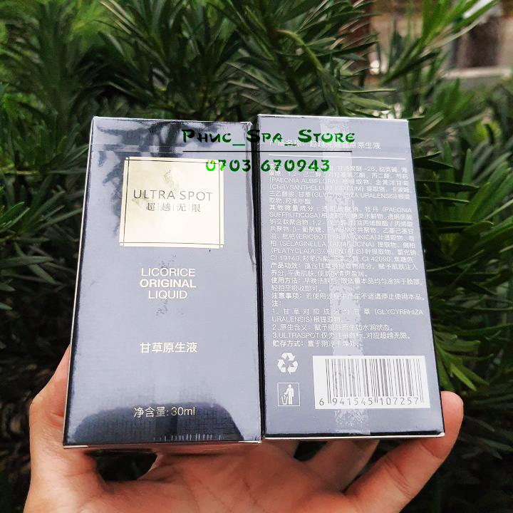 Tinh dầu cam thảo ultraspot hồng kông