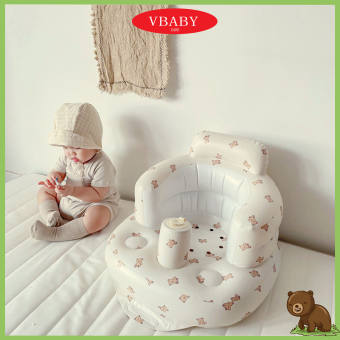 Ghế Hơi Tập Ngồi Cho Bé  Aguard - BB2, Ghế Ngồi Ăn Dặm Bơm Hơi Tự Động Chống Ngã Cao Cấp Phong Cách Hàn Quốc