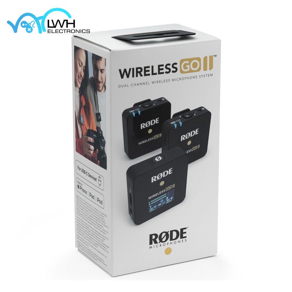 RODE Wireless GO II / 2 - Dual Channel / Single set Compact Digital 2.4 GHz Wireless Microphone System / Mic Recorder GO2 ราคา 12,902 บาท*ส่งฟรี