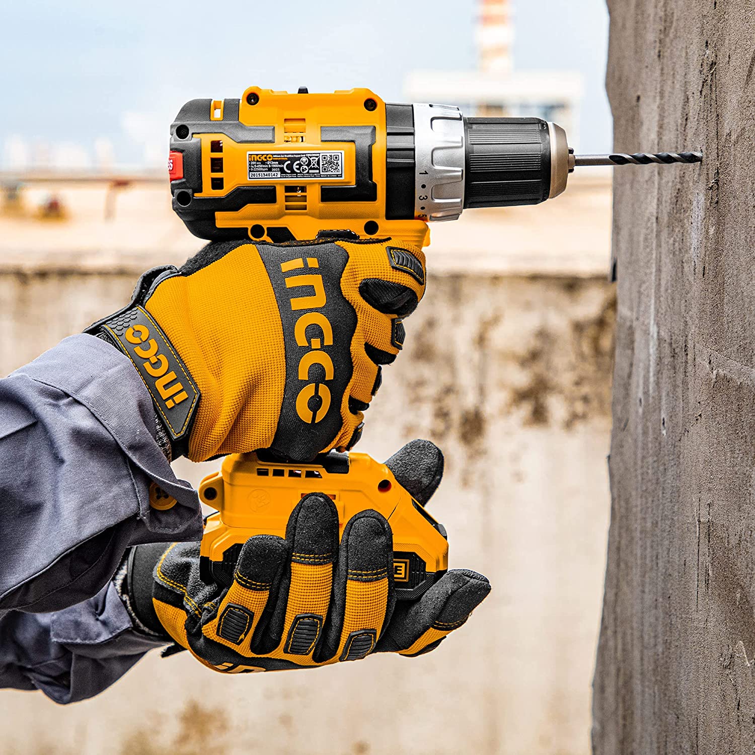 Lithium-ion Brushless Impact Drill 20v Ingco cidli20608