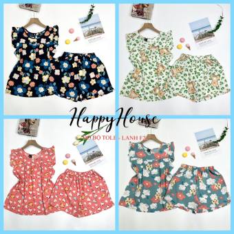 Bộ Lanh nữ, Bộ Tole Đùi Cánh Tiên VNXK 45-75kg, chất tole 2 da loại 1 mềm mịn mát