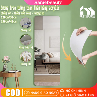 Gương soi toàn thân Gương trang điểm phòng tắm tự dán gắn tường Chống biến dạng chống vỡ
