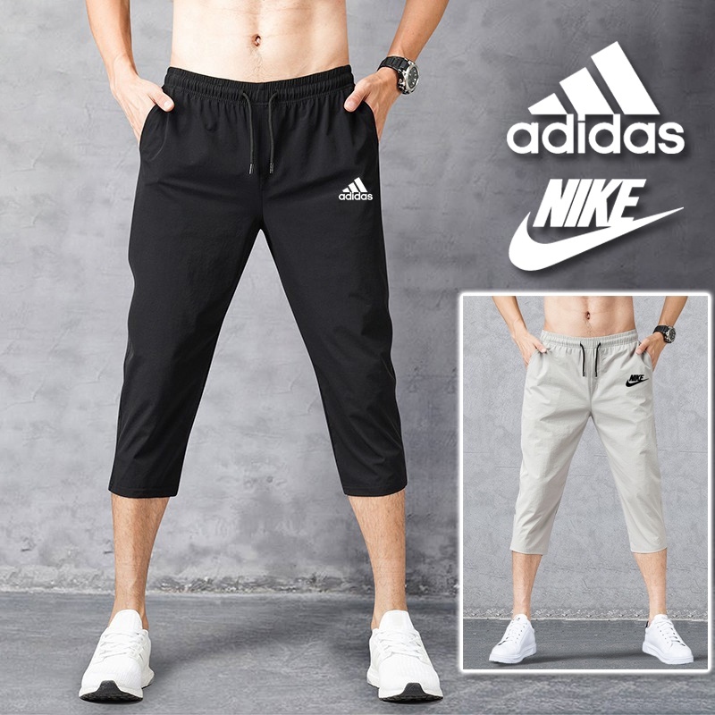 Three Quarter Pants Men 3 Quarter Pants Fashion Print Casual