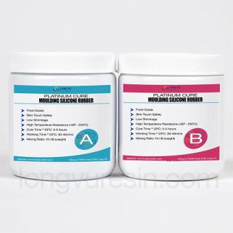 Silicon Bạch Kim 1:1 Platinum Lỏng Dẻo Chuyên Làm Khuôn Thực Phẩm, Khuôn Handmade, KeyCap, Tượng