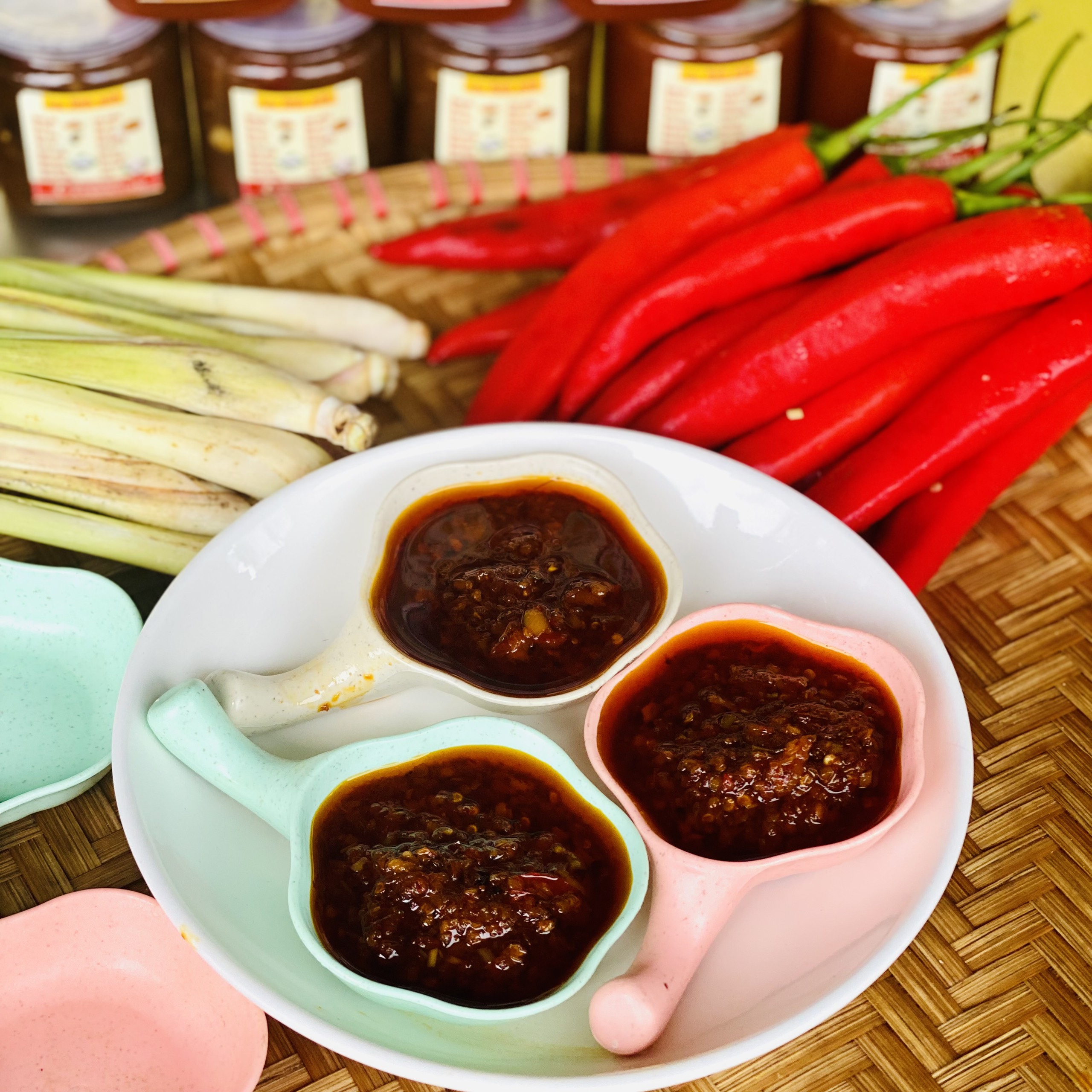 Sa tế ớt ông bốn - ăn kèm bánh tráng, hủ tiếu
