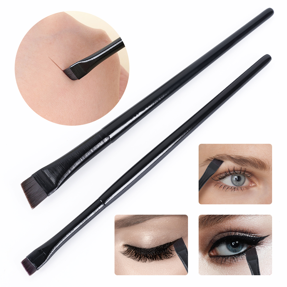 Professional Angled Small Eyeliner Eyebrow Contour Brush High Quality Makeup Tools