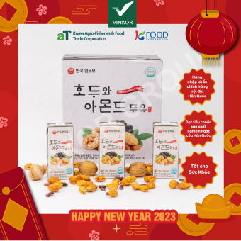 SỮA HẠT ÓC CHÓ, HẠNH NHÂN, ĐẬU ĐEN KOR MILK HÀN QUỐC