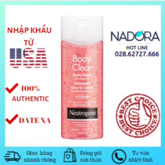 Sữa Tắm Mụn Lưng Neutrogena Body Clear Pink Grapefruit Body Scrub