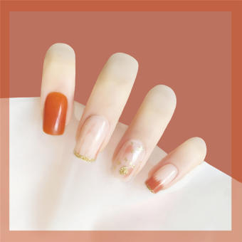 Bộ 24 Móng tay giả Cam đính charm