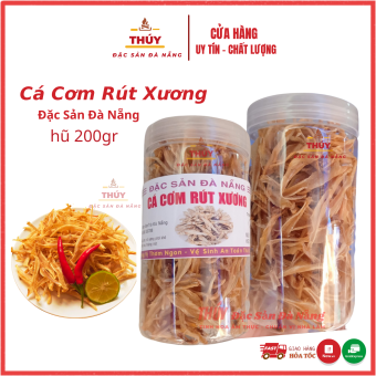 Cá Cơm Rút Xương 200gr hũ pet  Đặc Sản Đà Nẵng cá rút xương bỏ đầu ngon