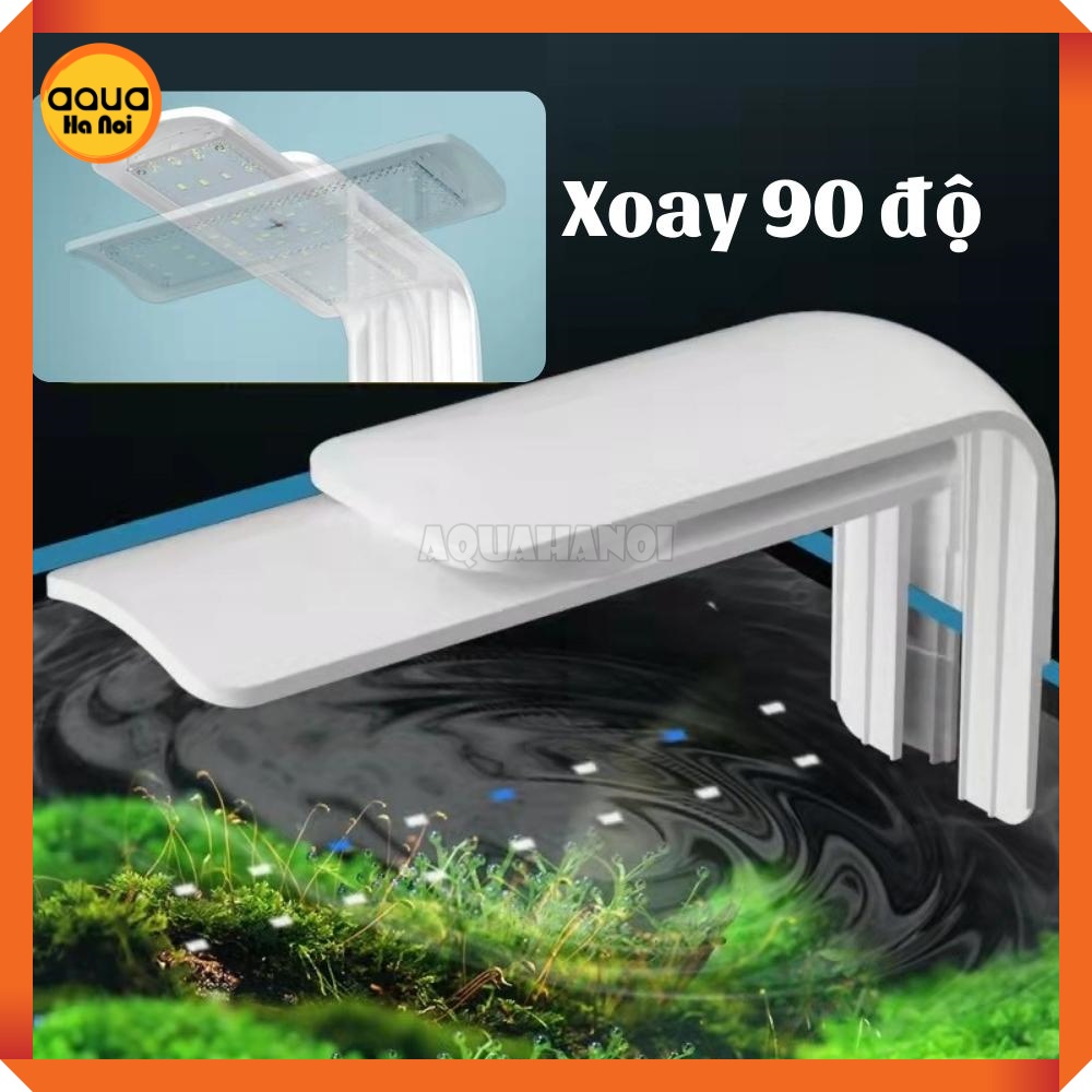 Đèn led jeneca d9/d11/d13 siêu sáng - xoay góc 90 độ linh hoạt - cho hồ cá cảnh thủy sinh kích thước 20-60cm