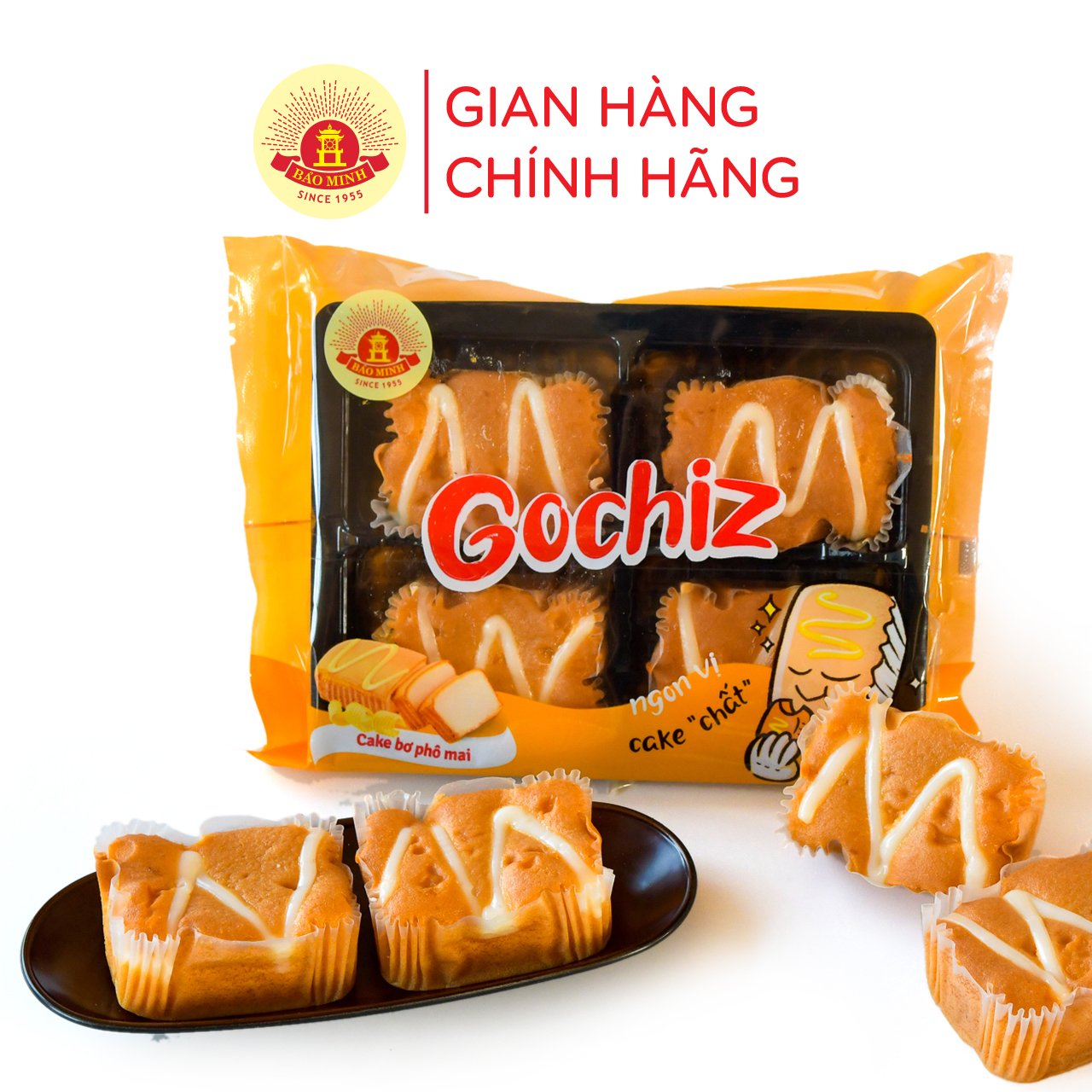 Bánh Gochiz (Cake Bơ Phomai) Bảo Minh 140gr