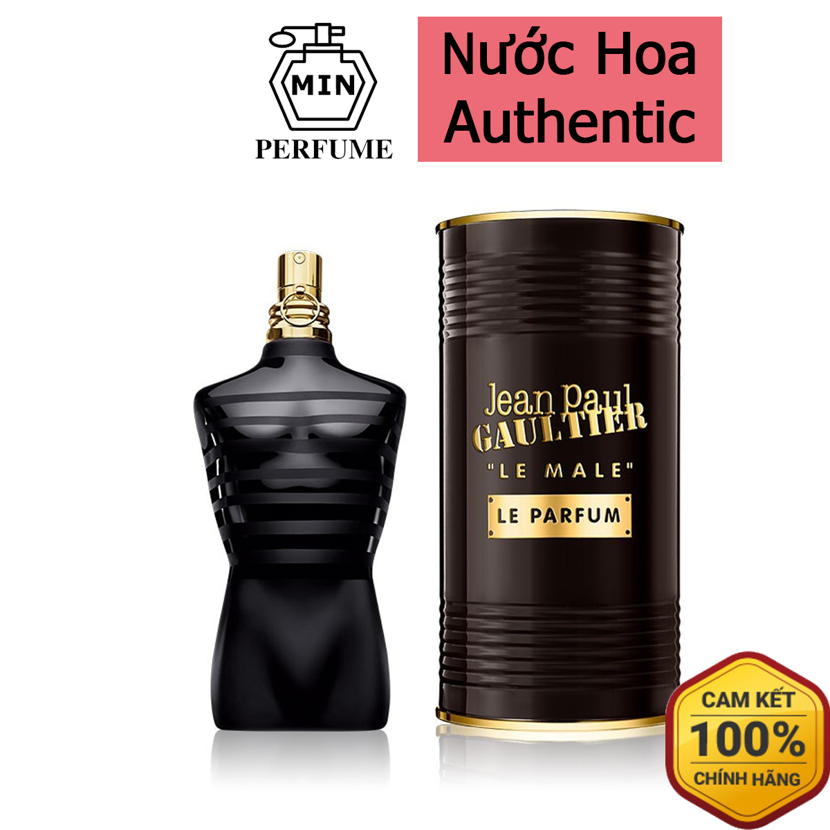 Nước Hoa Nam JEAN PAUL GAULTIER LE MALE LE PARFUM Hương nước hoa Nam tính mạnh mẽ, Nước hoa chính hãng, Chái triết 5-10-20ml