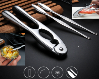 Kẹp cua, nĩa ăn cua inox 304 bóng bền siêu cứng cáp, kẹp các loại hạt cứng như óc chó, mắc ca, hay mở nắp chai Hcm inoxthanhhuyen