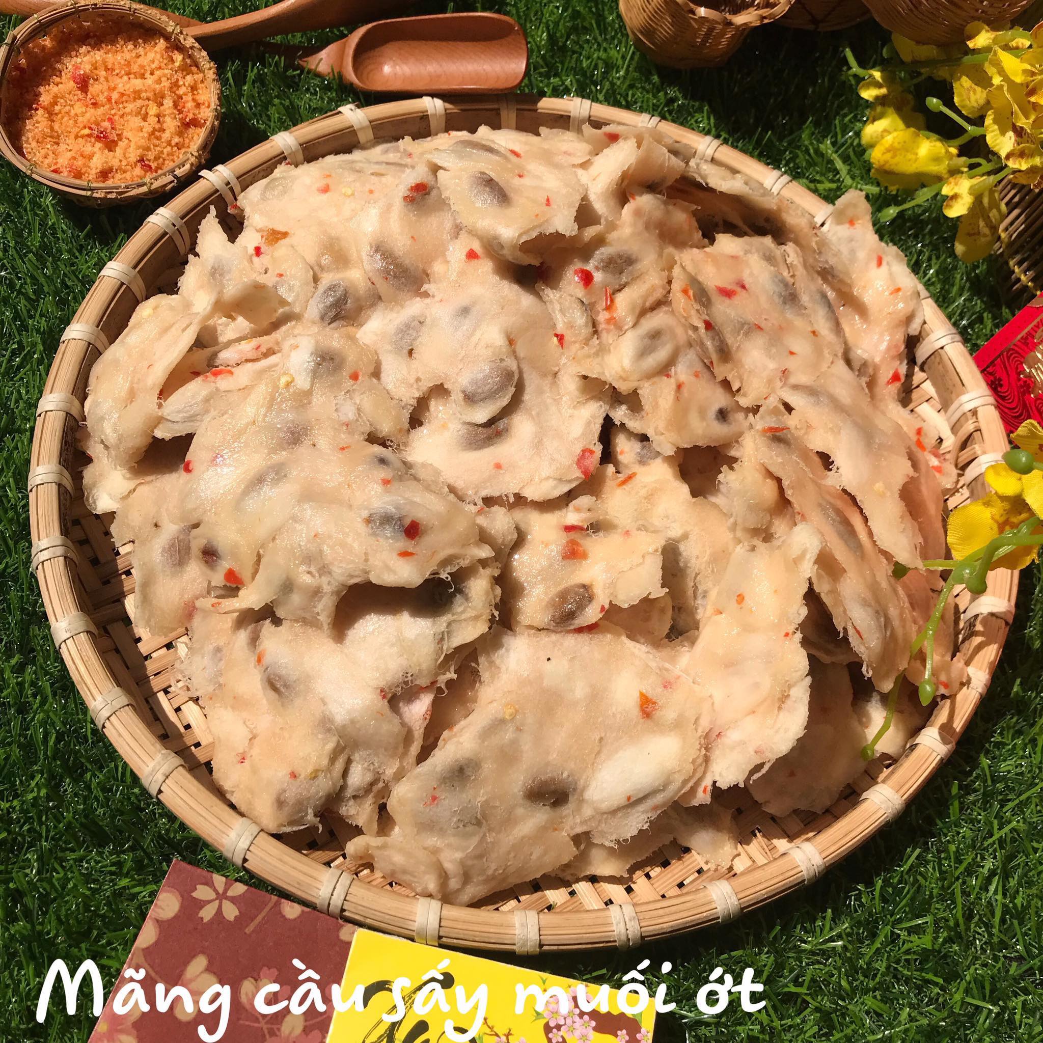 Mãng cầu sấy muối ớt chua ngọt thơm ngon 1kg/ 500g/ 250g - đồ ăn vặt