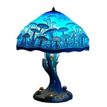 nấm Đèn bàn đầy màu sắc Nhựa Đèn đầu giường phong cách nông thôn trang trí nội thất tiết kiệm năng lượng trang trí thủ công cho khách sạn quầy bar cà phê