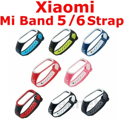 For Xiaomi Mi Band 5 / 6 MiBand 5 / 6 Strap Dual Color Wrist Smartwatch Smart Watch Fitness Bracelet (1)