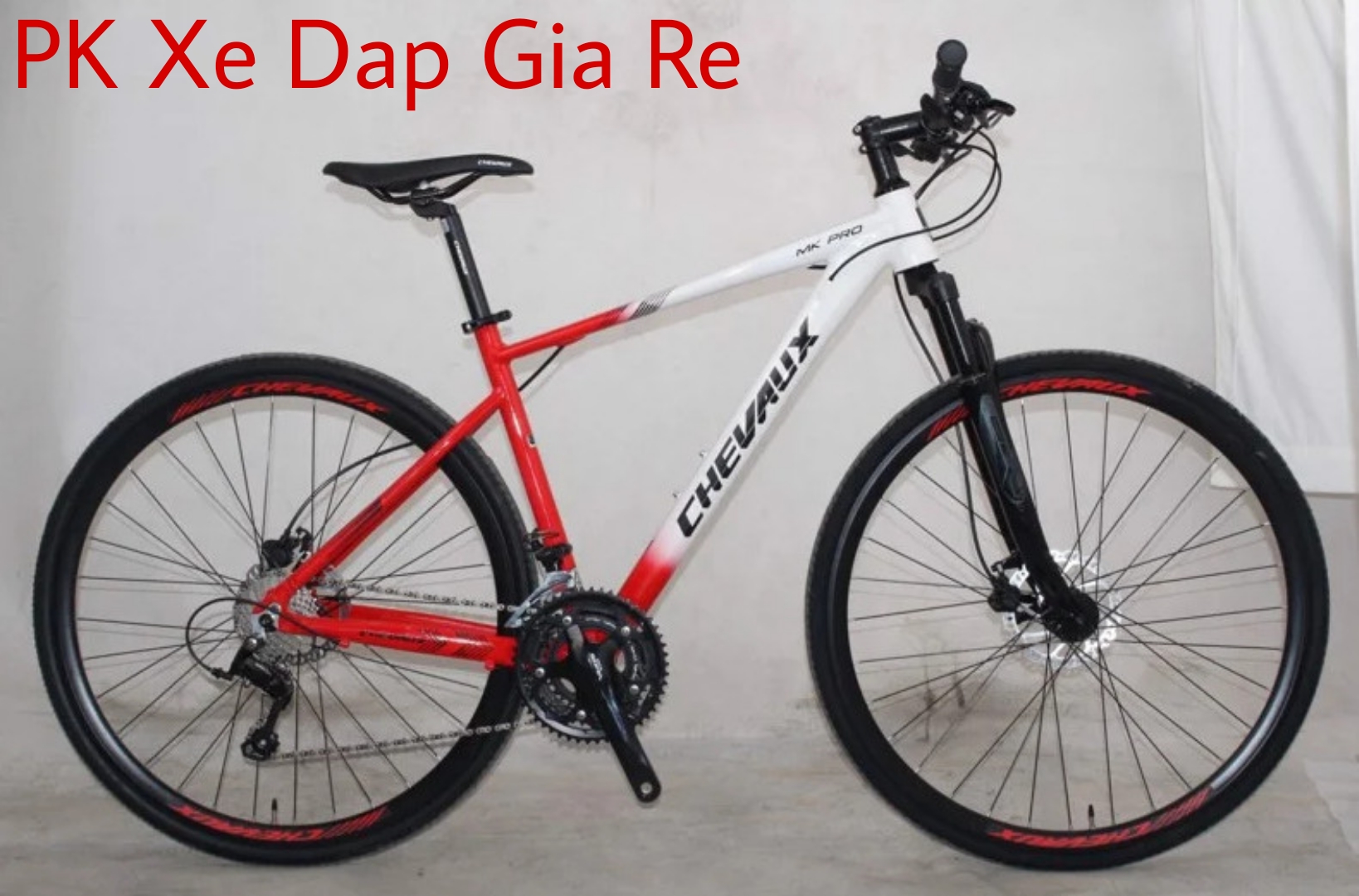 Xe đạp Chevaux MK PRO hàng xuất nhật, Xe Touring Chevaux MK pro có thụt nhún, Khung nhôm 6061, Group