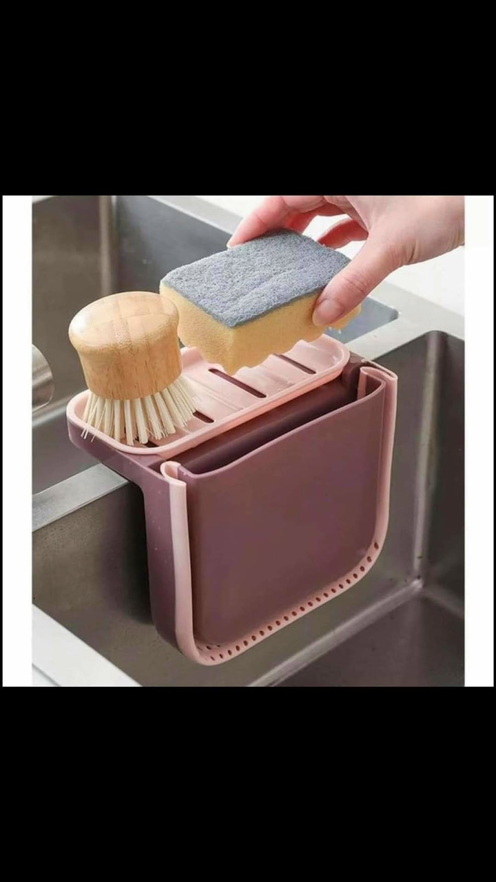 Giỏ lọc rác bồn rửa bát rổ lọc,khay đựng rác đồ ăn thức ăn thừa treo bồn rửa bát rửa chén bằng nhựa gấp gọn