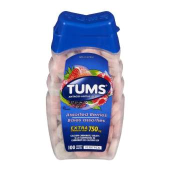 Viên nhai dạ dày Tums Extra Strength 100 viên của Canada
