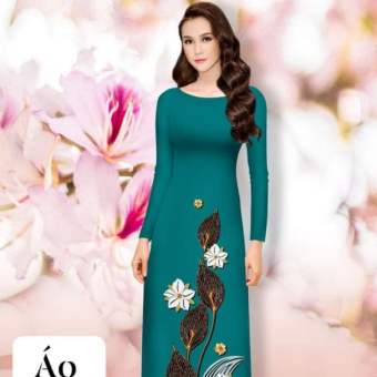 Áo dài truyền thống may sẵn kèm quần