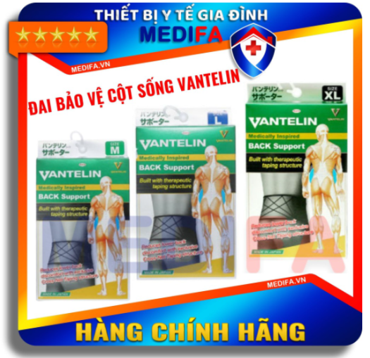 Đai Bảo Vệ Cột Sống Thắt Lưng Vantelin - Thiết Kế Của Nhà Vật Lý Trị Liệu - Đai Hỗ Trợ Khớp Số 1 Nhật Bản - Chính Hãng
