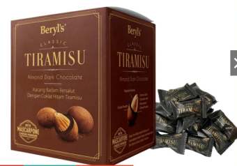 Socola đen bọc hạnh nhân Tiramisu 100g