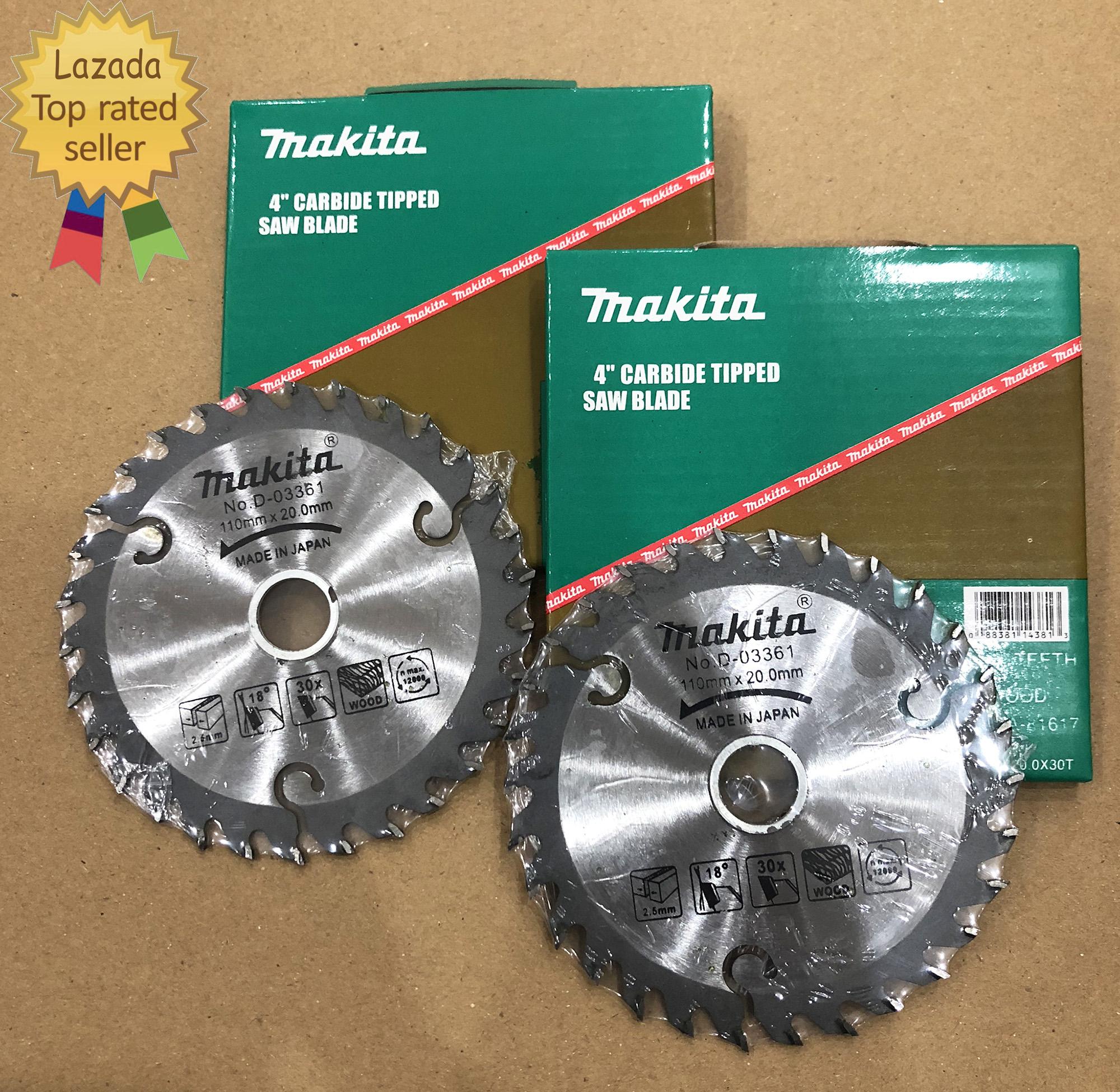 Combo 2 Lưỡi cắt gỗ Makita 1 tấc 110mm x 20mm