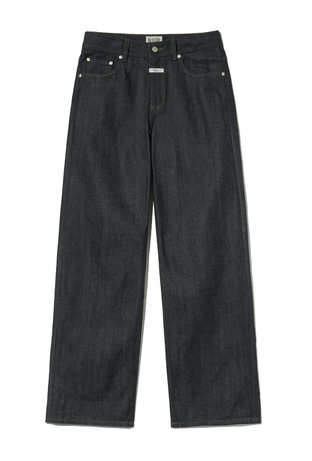 Pantaloni in denim grezzo MARITHE FRANCOIS GIRBAUD M - Blu scuro (2025 NUOVI)