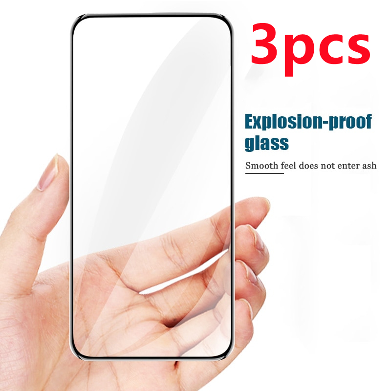 3PCS kính cường lực Samsung Galaxy J7 Plus bọc hoàn toàn miếng bảo vệ màn hình