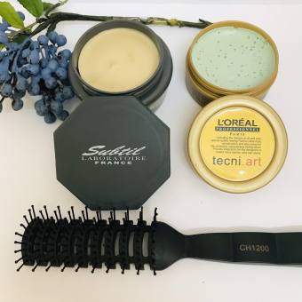 Combo Tặng Lược Sáp vuốt tóc CLAY WAX +Sáp Vuốt Tóc Lorean WaX