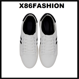 Giày bata trắng nam chất da trắng mềm trẻ trung năng động (X152)