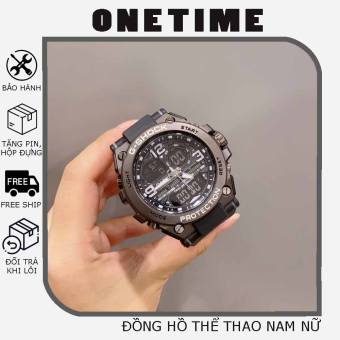 Đồng hồ nam nữ thể thao Casio G Shock Gst 8600 viền thép không gỉ, không phai màu - OneTime Store