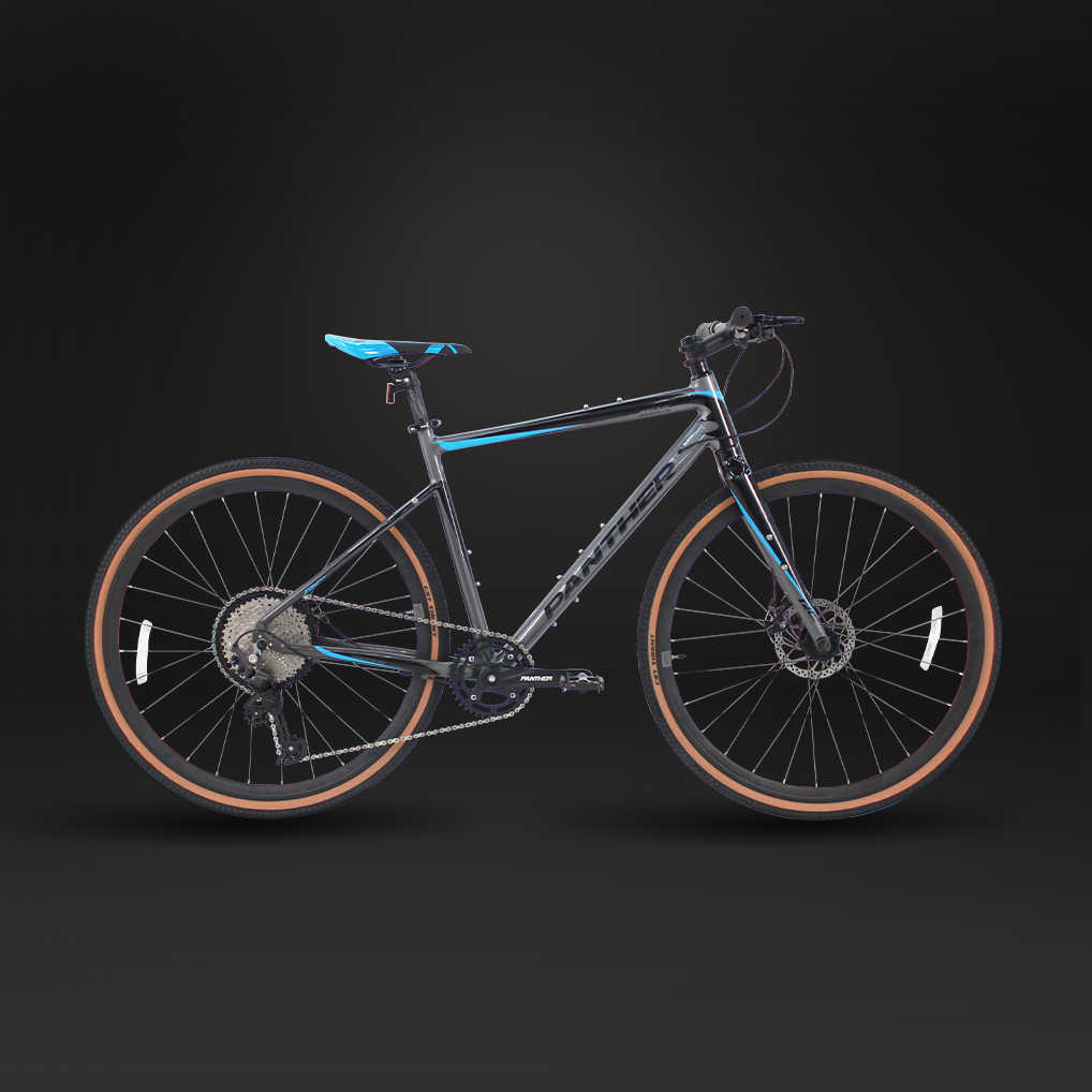 [NGƯỜI BÁN HÀNG SG] Xe đạp địa hình PANTHER HADES 12 tốc độ SHIMANO 700 x 40C Phanh đĩa tay lái phẳng Xe đạp địa hình cơ bản Khung nhôm Phuộc