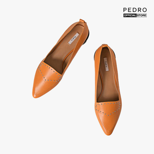 PEDRO - Giày đế bệt nữ mũi nhọn Studded Pointed PW1-65500040-36