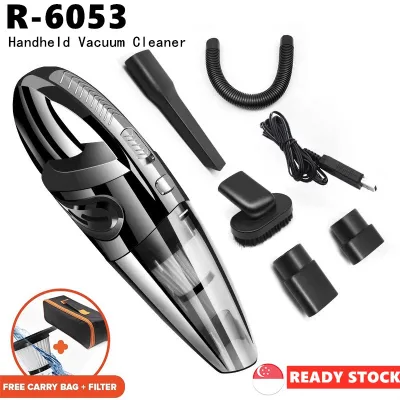 [LOCAL]Rechargeable Wireless Cordless Vacuum Cleaner Portable Handheld Car Household Vacumn Cleaner 120W Dry Wet Vacuum (2)