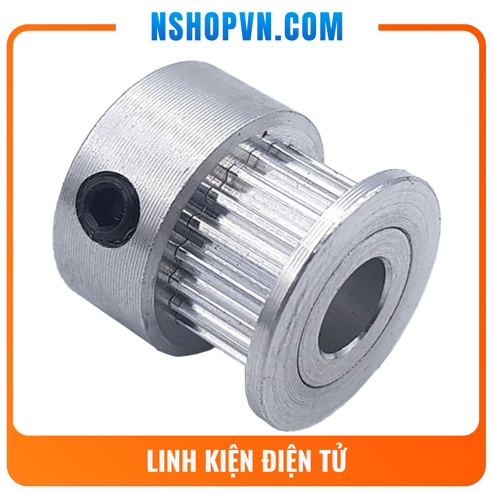 Puly gt2 20 răng trục 6mm