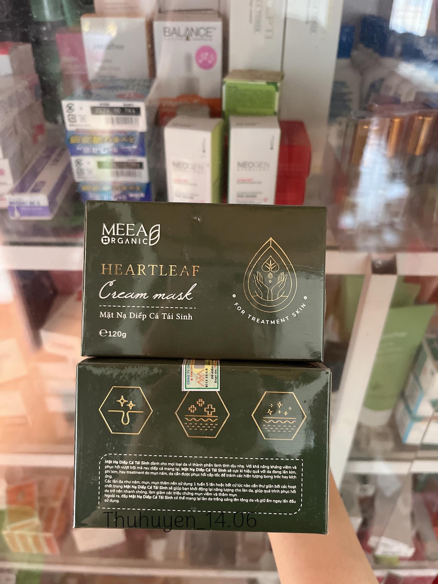 Mặt nạ diếp cá meea organic