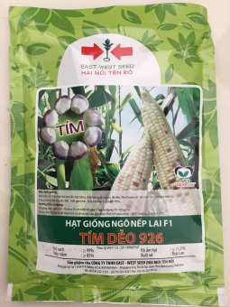 Hạt giống bắp nếp lai F1 Tím Dẻo 926 Hai Mũi Tên Đỏ gói 100g