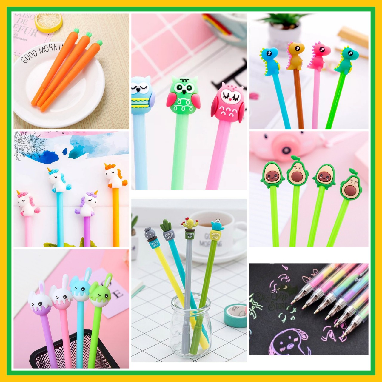 Bút nước cute hơn 30 hình dễ thương chọn mẫu