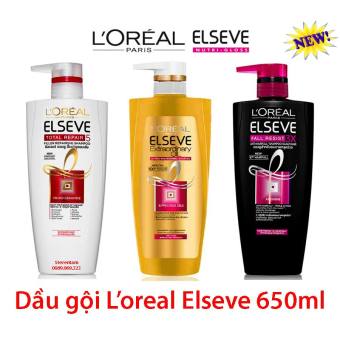 Dầu gội 650ml  phục hồi tóc hư tổn Loreal