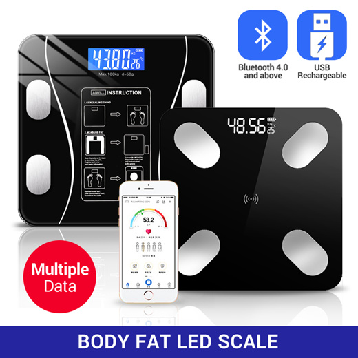 Generic Intelligent Body Fat Weight Scale Usb Digital BMI Scale