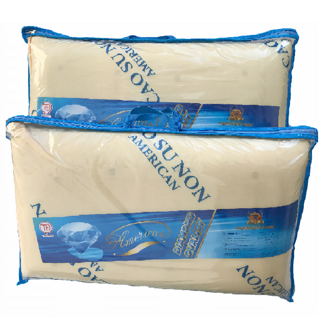 Gối nằm cao su êm ái 35 x 55cm hàng việt nam chất lượng cao