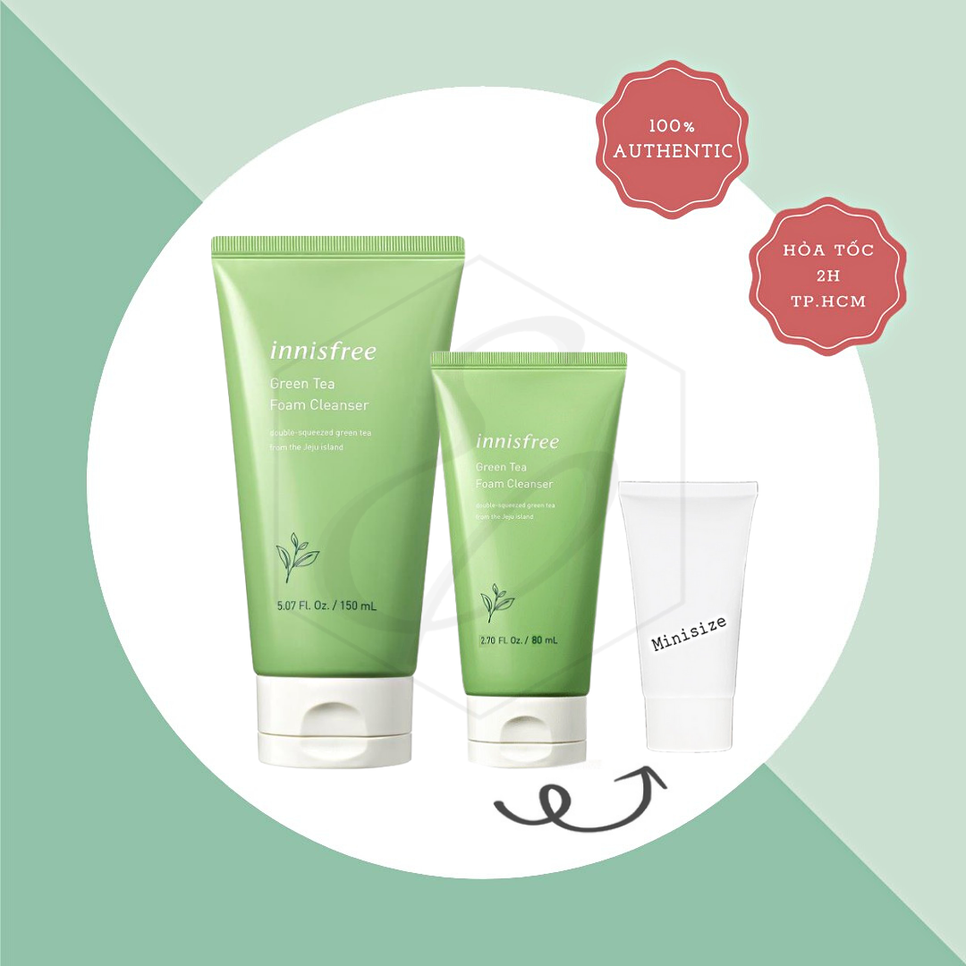 Sữa rửa mặt Innisfree Green Tea Cleansing Foam - 150ml