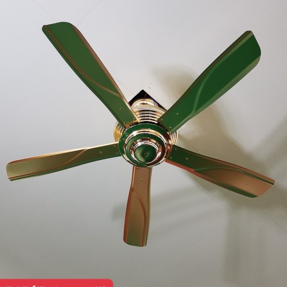 Quạt trần không đèn chính hãng động cơ dc lõi đồng 6 số, công suất 90w, tặng kèm móc cao su treo quạt