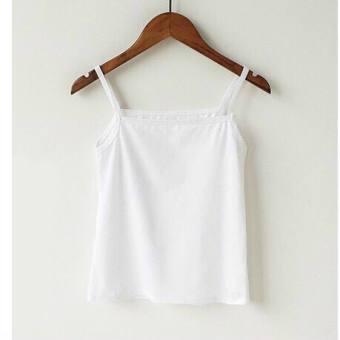 Áo lót lá vải áo lá học sinh dáng dài trơn, thun lạnh - áo ngực cho học sinh cấp 1, 2, 3 - áo lót mặc trong áo 2 dây, đầm xuyên thấu - áo lá nữ, bra học sinh cotton - áo hai dây nữ trơn B.I.N. BRA24