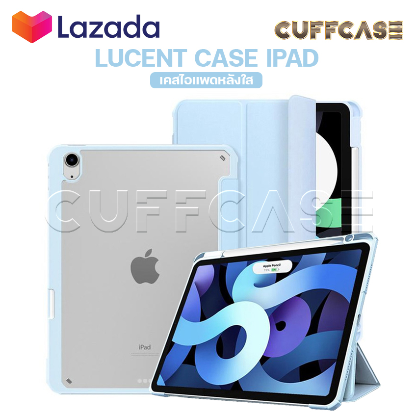 For iPad 9th 8th 7th Gen 10.2Air3 Mini Pro 9.7Shockproof Case Clear Back  Cover