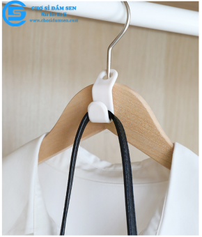 Combo 10 Móc Phụ Tiết Kiệm Diện Tích Sử Dụng Cho Tủ Quần Áo Móc Áo Mini Đa Năng Sắp Xếp Ngăn Tủ